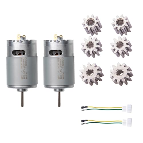 Yooghuge 2pcs Advanced RS555 24 V Antriebsmotor Zum Fahrzeug Mit Effizientem Energieverbrauch Und Thermischer Schutz Mit Fahrzeugzubehör Kinderspielzeugwagen Ersatzmotor Yooghuge 2pcs Advanced RS555 24 V Antriebsmotor Zum Fahrzeug Mit Effizientem Energieverbrauch Und Thermischer Schutz Mit Fahrzeugzubehör Kinderspielzeugwagen Ersatzmotor von Yooghuge