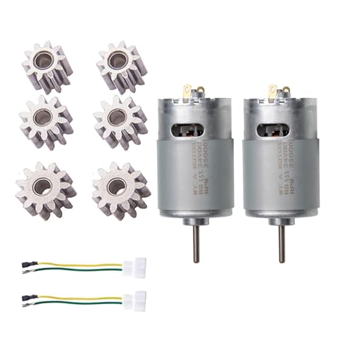 Yooghuge 2pcs Advanced RS555 24 V Antriebsmotor Zum Fahrzeug Mit Effizientem Energieverbrauch Und Thermischer Schutz Mit Fahrzeugzubehör Kinderspielzeugwagen Ersatzmotor Yooghuge 2pcs Advanced RS555 24 V Antriebsmotor Zum Fahrzeug Mit Effizientem Energieverbrauch Und Thermischer Schutz Mit Fahrzeugzubehör Kinderspielzeugwagen Ersatzmotor von Yooghuge
