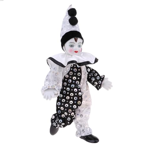 Yooghuge Antike Keramik Clownpuppe Mit Glasaugen Detailliertes Outfit Für Innenministerium Bücherregal Dekorationsanordnung Antiquitäten Clown Figur Yooghuge Antike Keramik Clownpuppe Mit Glasaugen Detailliertes Outfit Für Innenministerium Bücherregal Dekorationsanordnung Antiquitäten Clown Figur von Yooghuge