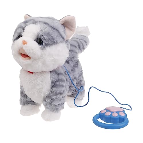 Yooghuge Leinen Elektrische Walking Katzenspielzeug Simulation Singen Katzen Bellen Plüsch Kätzchen Baby Craw Lernen Kleinkind Geschenk Elektrische Haustier Spielzeughund Yooghuge Leinen Elektrische Walking Katzenspielzeug Simulation Singen Katzen Bellen Plüsch Kätzchen Baby Craw Lernen Kleinkind Geschenk Elektrische Haustier Spielzeughund von Yooghuge