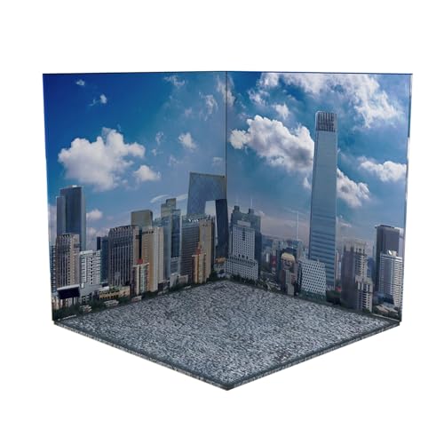 Yooghuge Moderne Japanische Stile Für Kunststoff Präsentationsplatine Falten Design Display Hintergrund Für Aktion Figure Studio Display Plattform von Yooghuge