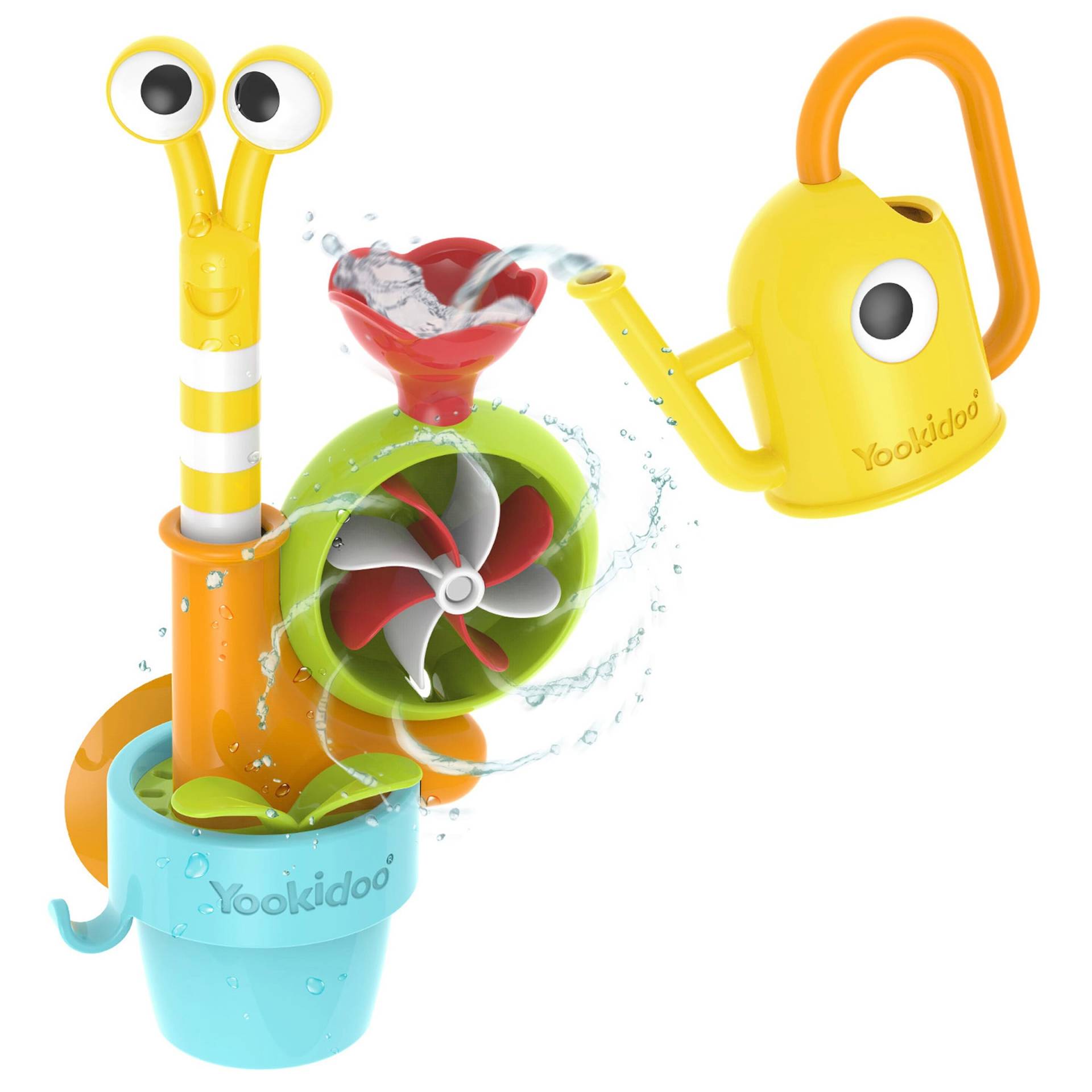Yookidoo Badespielzeug Blumentopf Schnecke von Yookidoo