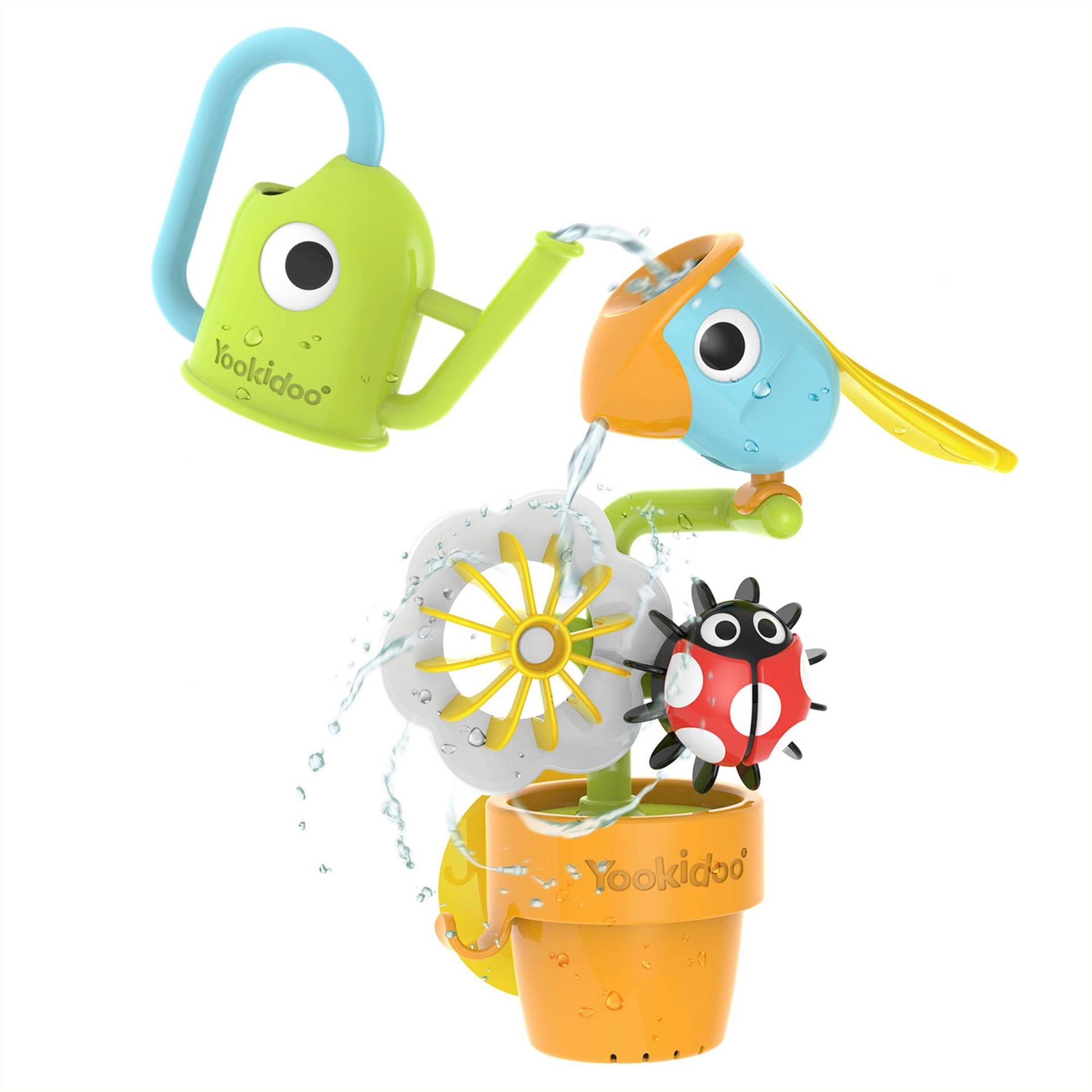 Yookidoo Badespielzeug Blumentopf Vogel von Yookidoo