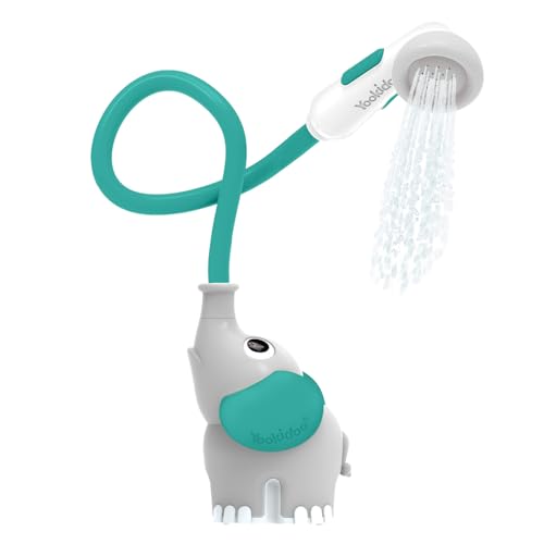 Yookidoo - Duschbrause Elefant, grau und grün – Spielzeug für Babys – Spiel Badewanne und Dusche Erwachen der Sinne – Schlauch Sprinkler Badespielzeug Baby – Geschenk für Babys von 0 bis 2 Jahren Yookidoo - Duschbrause Elefant, grau und grün – Spielzeug für Babys – Spiel Badewanne und Dusche Erwachen der Sinne – Schlauch Sprinkler Badespielzeug Baby – Geschenk für Babys von 0 bis 2 Jahren von Yookidoo