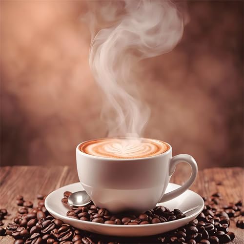 100 Teile Puzzles für Erwachsene,Herausforderndes Rätsel,Pädagogisches Spiel Puzzlespiele für Die Ganze Familie,Dekoration Geschenke Kaffee Köstlich von Yoonqun