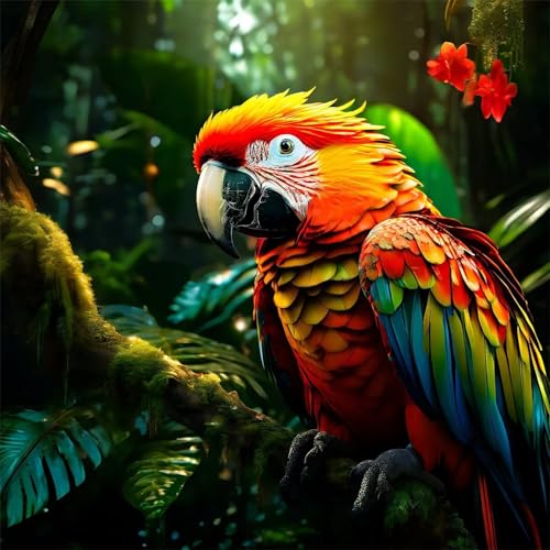 1000 Teile Puzzles für Erwachsene,Herausforderndes Rätsel,Pädagogisches Spiel Puzzlespiele für Die Ganze Familie,Dekoration Geschenke Dschungelpapagei 1000 Teile Puzzles für Erwachsene,Herausforderndes Rätsel,Pädagogisches Spiel Puzzlespiele für Die Ganze Familie,Dekoration Geschenke Dschungelpapagei von Yoonqun