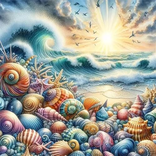 1000 Teile Puzzles für Erwachsene,Herausforderndes Rätsel,Pädagogisches Spiel Puzzlespiele für Die Ganze Familie,Dekoration Geschenke Muschelkreaturen Sunrise Beach 1000 Teile Puzzles für Erwachsene,Herausforderndes Rätsel,Pädagogisches Spiel Puzzlespiele für Die Ganze Familie,Dekoration Geschenke Muschelkreaturen Sunrise Beach von Yoonqun