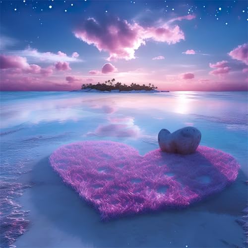 1000 Teile Puzzles für Erwachsene,Herausforderndes Rätsel,Pädagogisches Spiel Puzzlespiele für Die Ganze Familie,Dekoration Geschenke Rosa Blume Herz Landschaft 1000 Teile Puzzles für Erwachsene,Herausforderndes Rätsel,Pädagogisches Spiel Puzzlespiele für Die Ganze Familie,Dekoration Geschenke Rosa Blume Herz Landschaft von Yoonqun