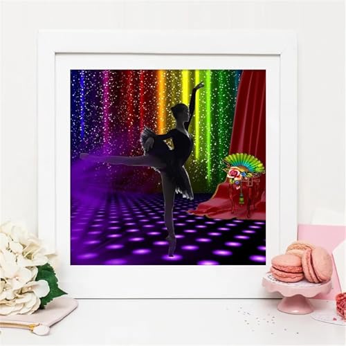 35 Teile Puzzles für Erwachsene,Herausforderndes Rätsel,Pädagogisches Spiel Puzzlespiele für Die Ganze Familie,Dekoration Geschenke Ballettmädchen von Yoonqun