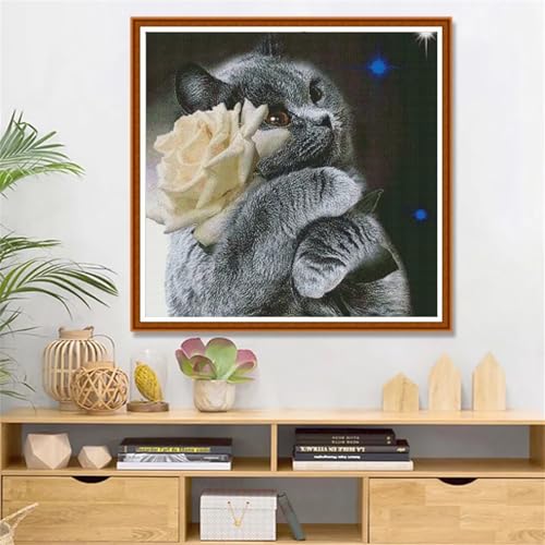 35 Teile Puzzles für Erwachsene,Herausforderndes Rätsel,Pädagogisches Spiel Puzzlespiele für Die Ganze Familie,Dekoration Geschenke Blumenkatze 35 Teile Puzzles für Erwachsene,Herausforderndes Rätsel,Pädagogisches Spiel Puzzlespiele für Die Ganze Familie,Dekoration Geschenke Blumenkatze von Yoonqun