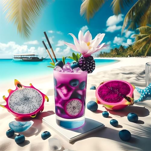 35 Teile Puzzles für Erwachsene,Herausforderndes Rätsel,Pädagogisches Spiel Puzzlespiele für Die Ganze Familie,Dekoration Geschenke Drachenfruchtgetränke 35 Teile Puzzles für Erwachsene,Herausforderndes Rätsel,Pädagogisches Spiel Puzzlespiele für Die Ganze Familie,Dekoration Geschenke Drachenfruchtgetränke von Yoonqun