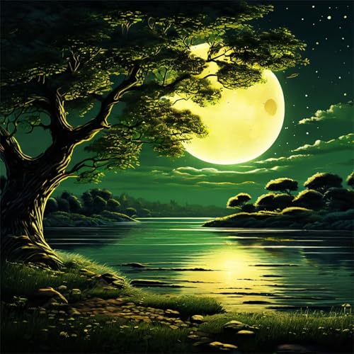 35 Teile Puzzles für Erwachsene,Herausforderndes Rätsel,Pädagogisches Spiel Puzzlespiele für Die Ganze Familie,Dekoration Geschenke Mondbaumlandschaft 35 Teile Puzzles für Erwachsene,Herausforderndes Rätsel,Pädagogisches Spiel Puzzlespiele für Die Ganze Familie,Dekoration Geschenke Mondbaumlandschaft von Yoonqun