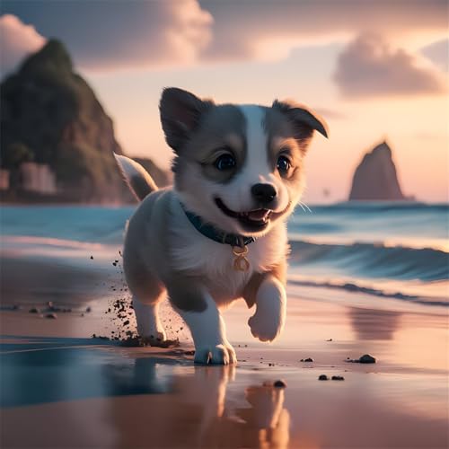 35 Teile Puzzles für Erwachsene,Herausforderndes Rätsel,Pädagogisches Spiel Puzzlespiele für Die Ganze Familie,Dekoration Geschenke Strandhund 35 Teile Puzzles für Erwachsene,Herausforderndes Rätsel,Pädagogisches Spiel Puzzlespiele für Die Ganze Familie,Dekoration Geschenke Strandhund von Yoonqun