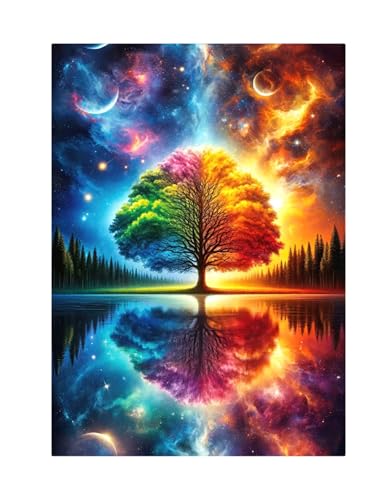 Puzzle 1000 Teile,Puzzles Für Erwachsene,Herausforderndes Rätsel,Pädagogisches Spiel Puzzlespiele für Die Ganze Familie,Dekoration Geschenke - Baum des Lebens Puzzle 1000 Teile,Puzzles Für Erwachsene,Herausforderndes Rätsel,Pädagogisches Spiel Puzzlespiele für Die Ganze Familie,Dekoration Geschenke - Baum des Lebens von Yoonqun