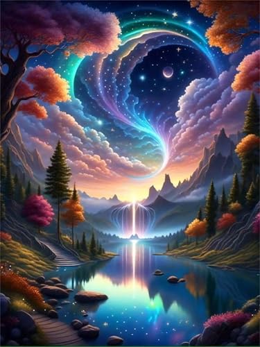 Puzzle 1000 Teile,Puzzles Für Erwachsene,Herausforderndes Rätsel,Pädagogisches Spiel Puzzlespiele für Die Ganze Familie,Dekoration Geschenke - Fantasy Sternenhimmel See Puzzle 1000 Teile,Puzzles Für Erwachsene,Herausforderndes Rätsel,Pädagogisches Spiel Puzzlespiele für Die Ganze Familie,Dekoration Geschenke - Fantasy Sternenhimmel See von Yoonqun