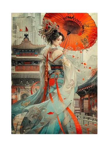 Puzzle 1000 Teile,Puzzles Für Erwachsene,Herausforderndes Rätsel,Pädagogisches Spiel Puzzlespiele für Die Ganze Familie,Dekoration Geschenke - Japanische Klassische Geisha Puzzle 1000 Teile,Puzzles Für Erwachsene,Herausforderndes Rätsel,Pädagogisches Spiel Puzzlespiele für Die Ganze Familie,Dekoration Geschenke - Japanische Klassische Geisha von Yoonqun