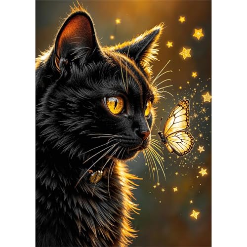 Puzzle 1000 Teile,Puzzles Für Erwachsene,Herausforderndes Rätsel,Pädagogisches Spiel Puzzlespiele für Die Ganze Familie,Dekoration Geschenke - Sternkatze Schmetterling Puzzle 1000 Teile,Puzzles Für Erwachsene,Herausforderndes Rätsel,Pädagogisches Spiel Puzzlespiele für Die Ganze Familie,Dekoration Geschenke - Sternkatze Schmetterling von Yoonqun