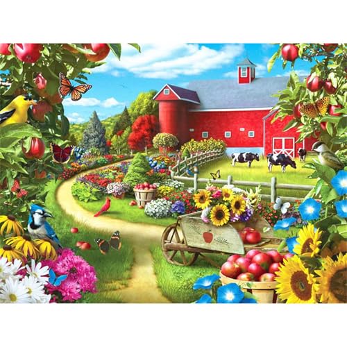 Puzzle 1000 Teile,Puzzles für Erwachsene,Herausforderndes Rätsel,Pädagogisches Spiel Puzzlespiele für Die Ganze Familie,Dekoration Geschenke - Bauernhof Landschaft Tiere Puzzle 1000 Teile,Puzzles für Erwachsene,Herausforderndes Rätsel,Pädagogisches Spiel Puzzlespiele für Die Ganze Familie,Dekoration Geschenke - Bauernhof Landschaft Tiere von Yoonqun
