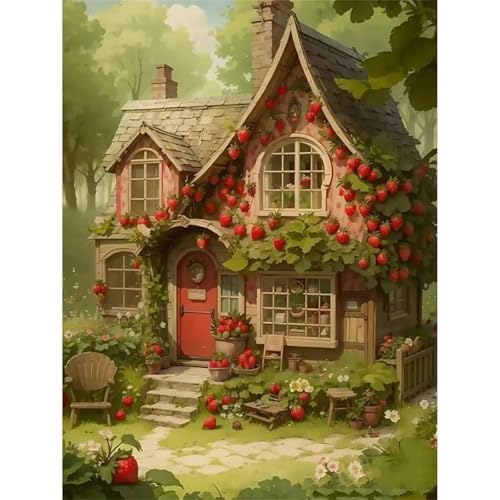 Puzzle 1000 Teile,Puzzles für Erwachsene,Herausforderndes Rätsel,Pädagogisches Spiel Puzzlespiele für Die Ganze Familie,Dekoration Geschenke - Erdbeerhütte Puzzle 1000 Teile,Puzzles für Erwachsene,Herausforderndes Rätsel,Pädagogisches Spiel Puzzlespiele für Die Ganze Familie,Dekoration Geschenke - Erdbeerhütte von Yoonqun