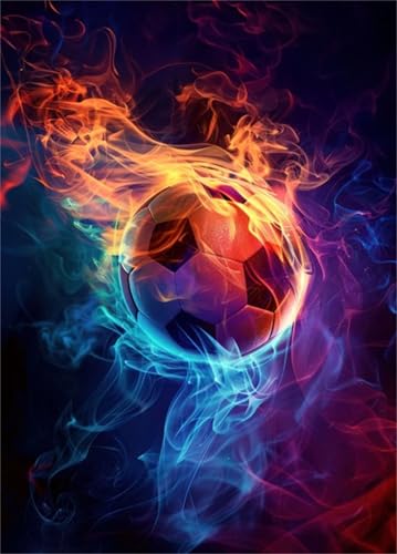 Puzzle 1000 Teile,Puzzles für Erwachsene,Herausforderndes Rätsel,Pädagogisches Spiel Puzzlespiele für Die Ganze Familie,Dekoration Geschenke - Flames Fußball Puzzle 1000 Teile,Puzzles für Erwachsene,Herausforderndes Rätsel,Pädagogisches Spiel Puzzlespiele für Die Ganze Familie,Dekoration Geschenke - Flames Fußball von Yoonqun