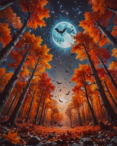 Puzzle 1000 Teile,Puzzles für Erwachsene,Herausforderndes Rätsel,Pädagogisches Spiel Puzzlespiele für Die Ganze Familie,Dekoration Geschenke - Herbstwald Mond Puzzle 1000 Teile,Puzzles für Erwachsene,Herausforderndes Rätsel,Pädagogisches Spiel Puzzlespiele für Die Ganze Familie,Dekoration Geschenke - Herbstwald Mond von Yoonqun