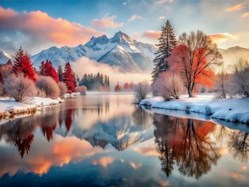 Puzzle 1000 Teile,Puzzles für Erwachsene,Herausforderndes Rätsel,Pädagogisches Spiel Puzzlespiele für Die Ganze Familie,Dekoration Geschenke - Lakeside Woods Puzzle 1000 Teile,Puzzles für Erwachsene,Herausforderndes Rätsel,Pädagogisches Spiel Puzzlespiele für Die Ganze Familie,Dekoration Geschenke - Lakeside Woods von Yoonqun