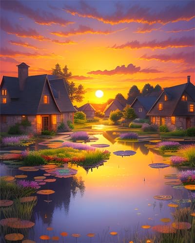 Puzzle 1000 Teile,Puzzles für Erwachsene,Herausforderndes Rätsel,Pädagogisches Spiel Puzzlespiele für Die Ganze Familie,Dekoration Geschenke - Landblick auf den Sonnenuntergang Puzzle 1000 Teile,Puzzles für Erwachsene,Herausforderndes Rätsel,Pädagogisches Spiel Puzzlespiele für Die Ganze Familie,Dekoration Geschenke - Landblick auf den Sonnenuntergang von Yoonqun