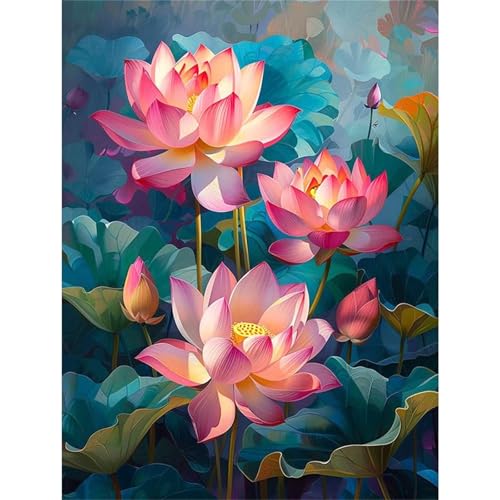 Puzzle 1000 Teile,Puzzles für Erwachsene,Herausforderndes Rätsel,Pädagogisches Spiel Puzzlespiele für Die Ganze Familie,Dekoration Geschenke - Schöner Lotus von Yoonqun