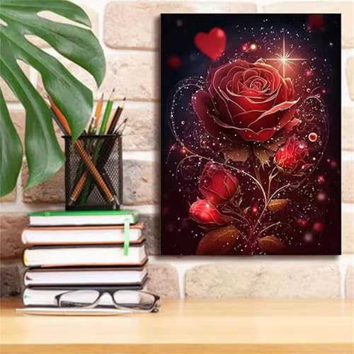 Puzzle 1000 Teile,Puzzles für Erwachsene,Herausforderndes Rätsel,Pädagogisches Spiel Puzzlespiele für Die Ganze Familie,Dekoration Geschenke - Sternenrose von Yoonqun
