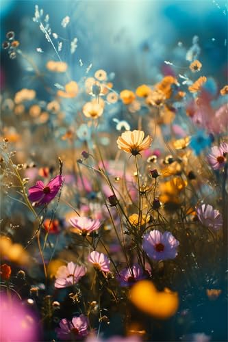 Puzzle 1000 Teile,Puzzles für Erwachsene,Herausforderndes Rätsel,Pädagogisches Spiel Puzzlespiele für Die Ganze Familie,Dekoration Geschenke - Wildblumen von Yoonqun