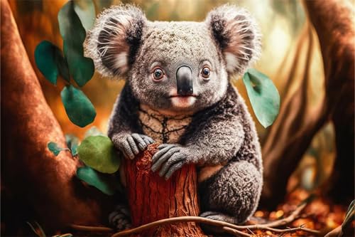 Puzzle 120 Teile,Puzzles für Erwachsene,Herausforderndes Rätsel,Pädagogisches Spiel Puzzlespiele für Die Ganze Familie,Dekoration Geschenke - Süßer Koala Puzzle 120 Teile,Puzzles für Erwachsene,Herausforderndes Rätsel,Pädagogisches Spiel Puzzlespiele für Die Ganze Familie,Dekoration Geschenke - Süßer Koala von Yoonqun