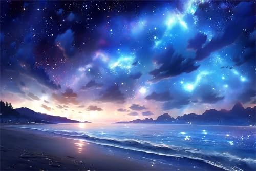 Puzzle 1200 Teile,Puzzles für Erwachsene,Herausforderndes Rätsel,Pädagogisches Spiel Puzzlespiele für Die Ganze Familie,Dekoration Geschenke - Sternenhimmel mit Meerblick Puzzle 1200 Teile,Puzzles für Erwachsene,Herausforderndes Rätsel,Pädagogisches Spiel Puzzlespiele für Die Ganze Familie,Dekoration Geschenke - Sternenhimmel mit Meerblick von Yoonqun