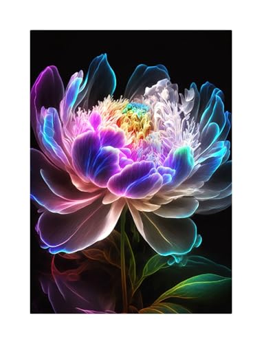 Puzzle 1500 Teile,Puzzles Für Erwachsene,Herausforderndes Rätsel,Pädagogisches Spiel Puzzlespiele für Die Ganze Familie,Dekoration Geschenke - Traumpfingstrose von Yoonqun