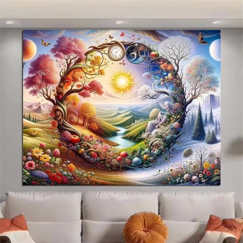 Puzzle 1500 Teile,Puzzles für Erwachsene,Herausforderndes Rätsel,Pädagogisches Spiel Puzzlespiele für Die Ganze Familie,Dekoration Geschenke - Vier Jahreszeiten Landschaft Puzzle 1500 Teile,Puzzles für Erwachsene,Herausforderndes Rätsel,Pädagogisches Spiel Puzzlespiele für Die Ganze Familie,Dekoration Geschenke - Vier Jahreszeiten Landschaft von Yoonqun