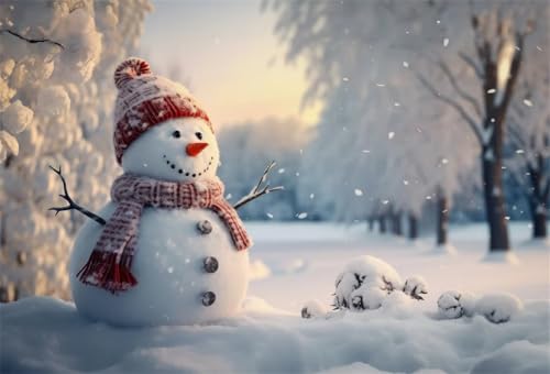 Puzzle 1500 Teile,Puzzles für Erwachsene,Herausforderndes Rätsel,Pädagogisches Spiel Puzzlespiele für Die Ganze Familie,Dekoration Geschenke - Winterschneemann von Yoonqun