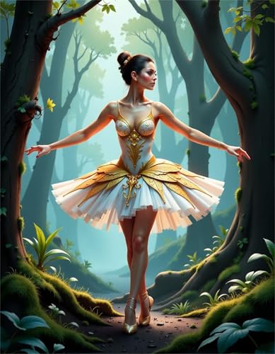 Puzzle 200 Teile,Puzzles Für Erwachsene,Herausforderndes Rätsel,Pädagogisches Spiel Puzzlespiele für Die Ganze Familie,Dekoration Geschenke - Grove Ballettmädchen von Yoonqun