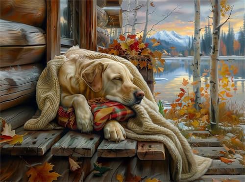 Puzzle 200 Teile,Puzzles Für Erwachsene,Herausforderndes Rätsel,Pädagogisches Spiel Puzzlespiele für Die Ganze Familie,Dekoration Geschenke - Hund in der Hütte am See Puzzle 200 Teile,Puzzles Für Erwachsene,Herausforderndes Rätsel,Pädagogisches Spiel Puzzlespiele für Die Ganze Familie,Dekoration Geschenke - Hund in der Hütte am See von Yoonqun
