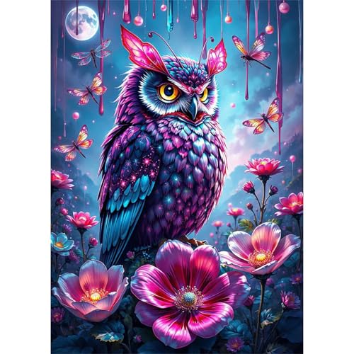 Puzzle 200 Teile,Puzzles Für Erwachsene,Herausforderndes Rätsel,Pädagogisches Spiel Puzzlespiele für Die Ganze Familie,Dekoration Geschenke - Mondblumeneule Puzzle 200 Teile,Puzzles Für Erwachsene,Herausforderndes Rätsel,Pädagogisches Spiel Puzzlespiele für Die Ganze Familie,Dekoration Geschenke - Mondblumeneule von Yoonqun