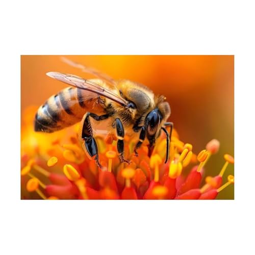 Puzzle 200 Teile,Puzzles für Erwachsene,Herausforderndes Rätsel,Pädagogisches Spiel Puzzlespiele für Die Ganze Familie,Dekoration Geschenke - Biene Blumen Tier Puzzle 200 Teile,Puzzles für Erwachsene,Herausforderndes Rätsel,Pädagogisches Spiel Puzzlespiele für Die Ganze Familie,Dekoration Geschenke - Biene Blumen Tier von Yoonqun