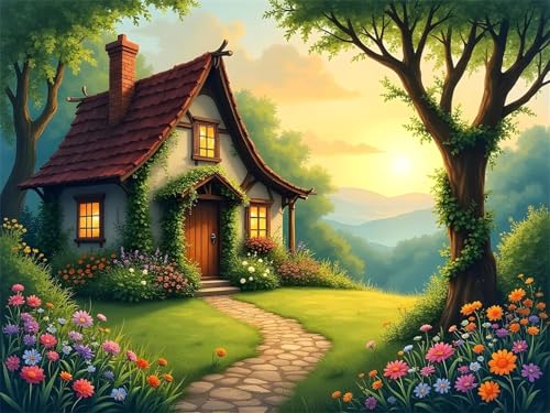 Puzzle 200 Teile,Puzzles für Erwachsene,Herausforderndes Rätsel,Pädagogisches Spiel Puzzlespiele für Die Ganze Familie,Dekoration Geschenke - Blumenhäuschen Puzzle 200 Teile,Puzzles für Erwachsene,Herausforderndes Rätsel,Pädagogisches Spiel Puzzlespiele für Die Ganze Familie,Dekoration Geschenke - Blumenhäuschen von Yoonqun