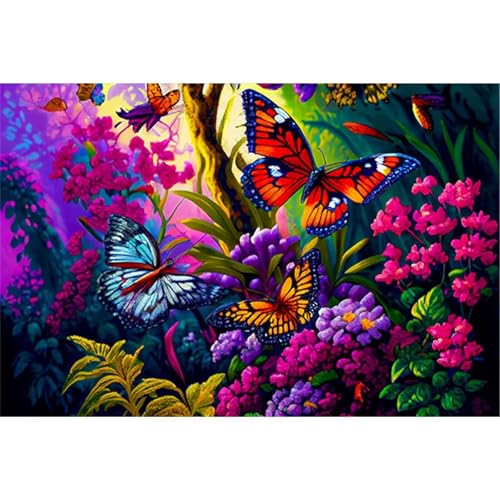 Puzzle 200 Teile,Puzzles für Erwachsene,Herausforderndes Rätsel,Pädagogisches Spiel Puzzlespiele für Die Ganze Familie,Dekoration Geschenke - Bunte Schmetterlingsblumen Puzzle 200 Teile,Puzzles für Erwachsene,Herausforderndes Rätsel,Pädagogisches Spiel Puzzlespiele für Die Ganze Familie,Dekoration Geschenke - Bunte Schmetterlingsblumen von Yoonqun