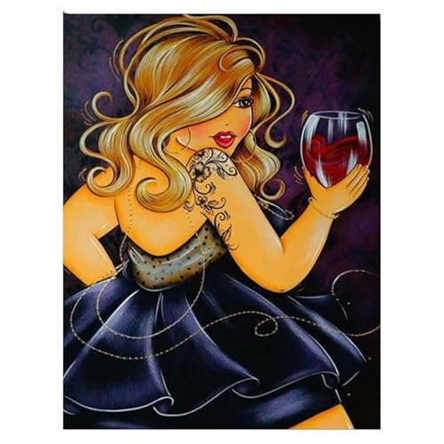 Puzzle 200 Teile,Puzzles für Erwachsene,Herausforderndes Rätsel,Pädagogisches Spiel Puzzlespiele für Die Ganze Familie,Dekoration Geschenke - Karikatur fette Dame von Yoonqun