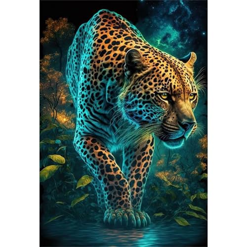 Puzzle 200 Teile,Puzzles für Erwachsene,Herausforderndes Rätsel,Pädagogisches Spiel Puzzlespiele für Die Ganze Familie,Dekoration Geschenke - Leopard von Yoonqun