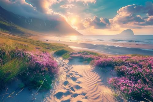Puzzle 200 Teile,Puzzles für Erwachsene,Herausforderndes Rätsel,Pädagogisches Spiel Puzzlespiele für Die Ganze Familie,Dekoration Geschenke - Sunshine Beach Wildblumen Puzzle 200 Teile,Puzzles für Erwachsene,Herausforderndes Rätsel,Pädagogisches Spiel Puzzlespiele für Die Ganze Familie,Dekoration Geschenke - Sunshine Beach Wildblumen von Yoonqun