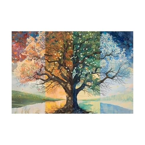 Puzzle 200 Teile,Puzzles für Erwachsene,Herausforderndes Rätsel,Pädagogisches Spiel Puzzlespiele für Die Ganze Familie,Dekoration Geschenke - Vier-Jahreszeiten-Baum Puzzle 200 Teile,Puzzles für Erwachsene,Herausforderndes Rätsel,Pädagogisches Spiel Puzzlespiele für Die Ganze Familie,Dekoration Geschenke - Vier-Jahreszeiten-Baum von Yoonqun