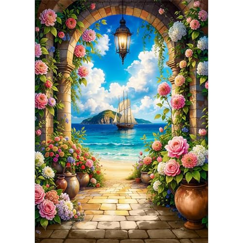 Puzzle 2000 Teile,Puzzles Für Erwachsene,Herausforderndes Rätsel,Pädagogisches Spiel Puzzlespiele für Die Ganze Familie,Dekoration Geschenke - Blumen Bogen Meer Puzzle 2000 Teile,Puzzles Für Erwachsene,Herausforderndes Rätsel,Pädagogisches Spiel Puzzlespiele für Die Ganze Familie,Dekoration Geschenke - Blumen Bogen Meer von Yoonqun