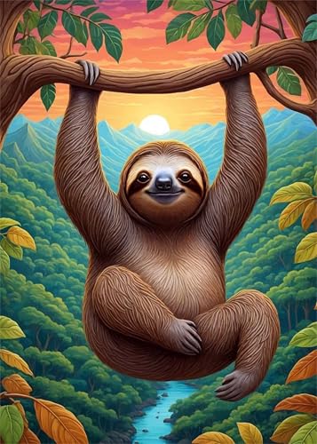 Puzzle 2000 Teile,Puzzles Für Erwachsene,Herausforderndes Rätsel,Pädagogisches Spiel Puzzlespiele für Die Ganze Familie,Dekoration Geschenke - Landschaft Faultier Puzzle 2000 Teile,Puzzles Für Erwachsene,Herausforderndes Rätsel,Pädagogisches Spiel Puzzlespiele für Die Ganze Familie,Dekoration Geschenke - Landschaft Faultier von Yoonqun