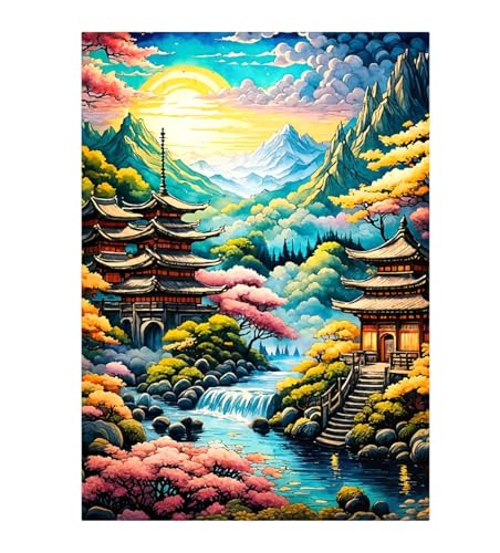 Puzzle 2000 Teile,Puzzles Für Erwachsene,Herausforderndes Rätsel,Pädagogisches Spiel Puzzlespiele für Die Ganze Familie,Dekoration Geschenke - Loft-Flusslandschaft Puzzle 2000 Teile,Puzzles Für Erwachsene,Herausforderndes Rätsel,Pädagogisches Spiel Puzzlespiele für Die Ganze Familie,Dekoration Geschenke - Loft-Flusslandschaft von Yoonqun