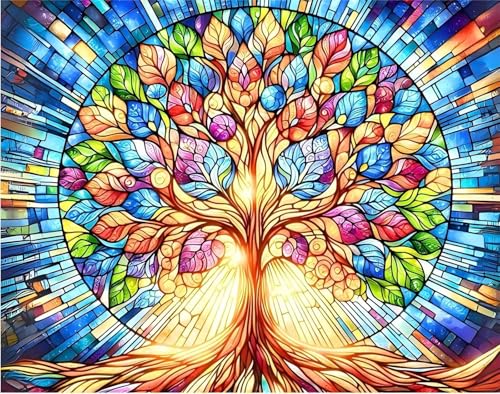 Puzzle 30 Teile,Puzzles Für Erwachsene,Herausforderndes Rätsel,Pädagogisches Spiel Puzzlespiele für Die Ganze Familie,Dekoration Geschenke - Bunter Lebensbaum Puzzle 30 Teile,Puzzles Für Erwachsene,Herausforderndes Rätsel,Pädagogisches Spiel Puzzlespiele für Die Ganze Familie,Dekoration Geschenke - Bunter Lebensbaum von Yoonqun