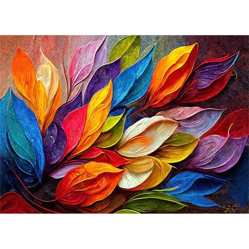 Puzzle 30 Teile,Puzzles Für Erwachsene,Herausforderndes Rätsel,Pädagogisches Spiel Puzzlespiele für Die Ganze Familie,Dekoration Geschenke - Farbige Blätter Puzzle 30 Teile,Puzzles Für Erwachsene,Herausforderndes Rätsel,Pädagogisches Spiel Puzzlespiele für Die Ganze Familie,Dekoration Geschenke - Farbige Blätter von Yoonqun